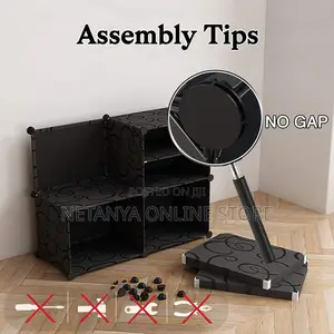 High Quality Plastic Portable Shoe Rack