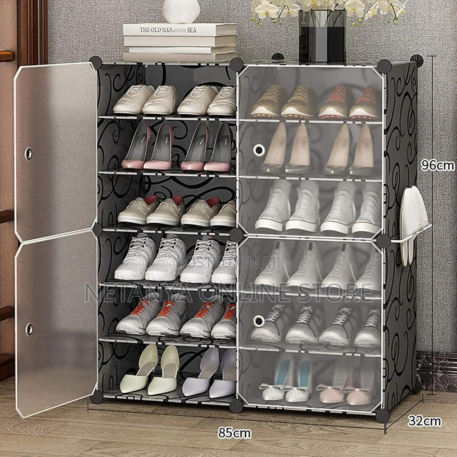 High Quality Plastic Portable Shoe Rack