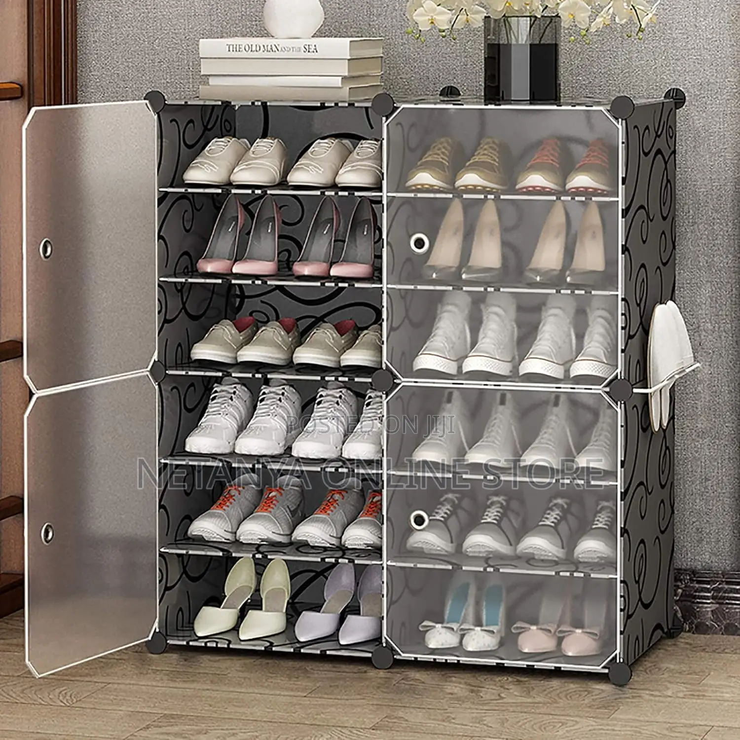 High Quality Plastic Portable Shoe Rack