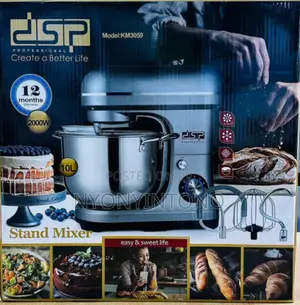DSP 10liters Heavy Duty Stand Mixer With 1year Warranty