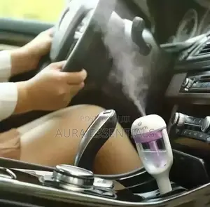 12v Mini Car Steam Humidifier Air Purifier