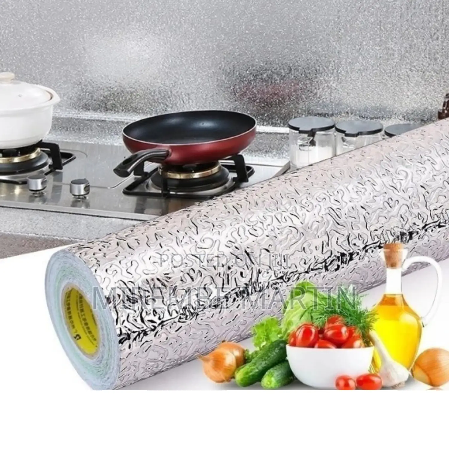 Kitchen Aluminum Foil Stickers.