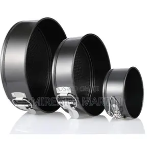 3pcs Round Mould Baking Pans.