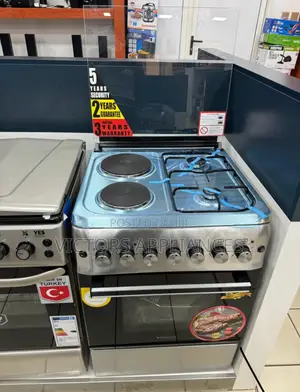 Blueflame Cooker 2GAS 2electric Inox Stainless Steel 60x60cm