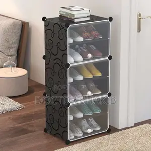 Plastic Detachable Shoe Cabinet Shoes Rack