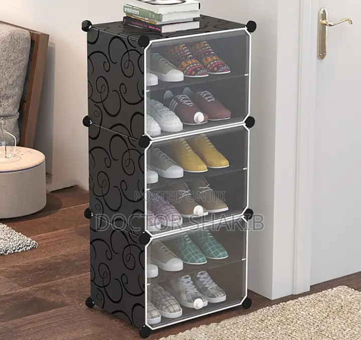 Plastic Detachable Shoe Cabinet Shoes Rack