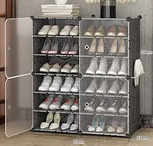 Generic Adjustable Plastic Cabinet Shoe Rack