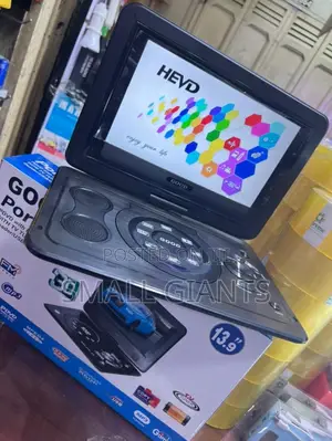 13.9 Inch Portable DVD Player With LED Screen