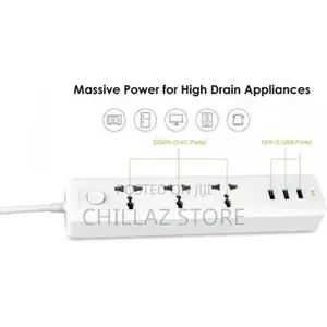 Oraimo Power Hub 3 Usb Ports 1.8meter Extension Cable
