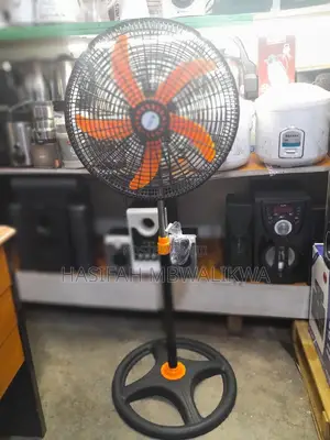 SPJ 18" Inch Stand Fan - Orange Black