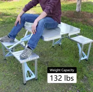 Aluminum Folding 4 Seats Picnic Table