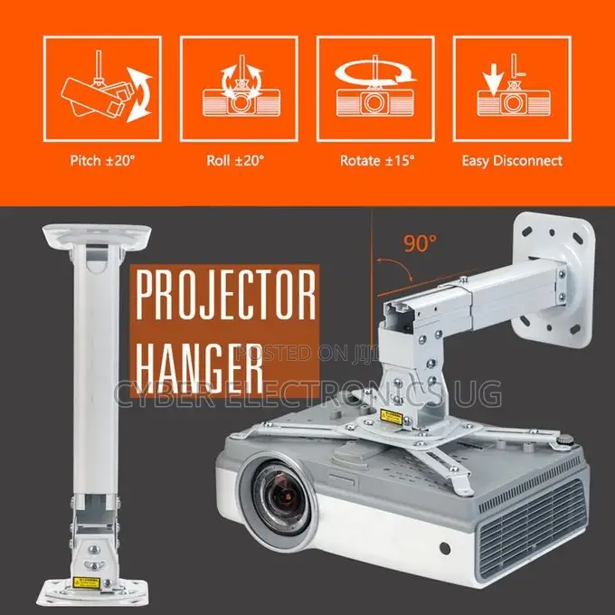 Adjustable Projector Ceiling or Wall Mount Projector Stand