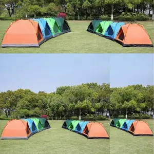 Double Later 4 Person Camping Tent
