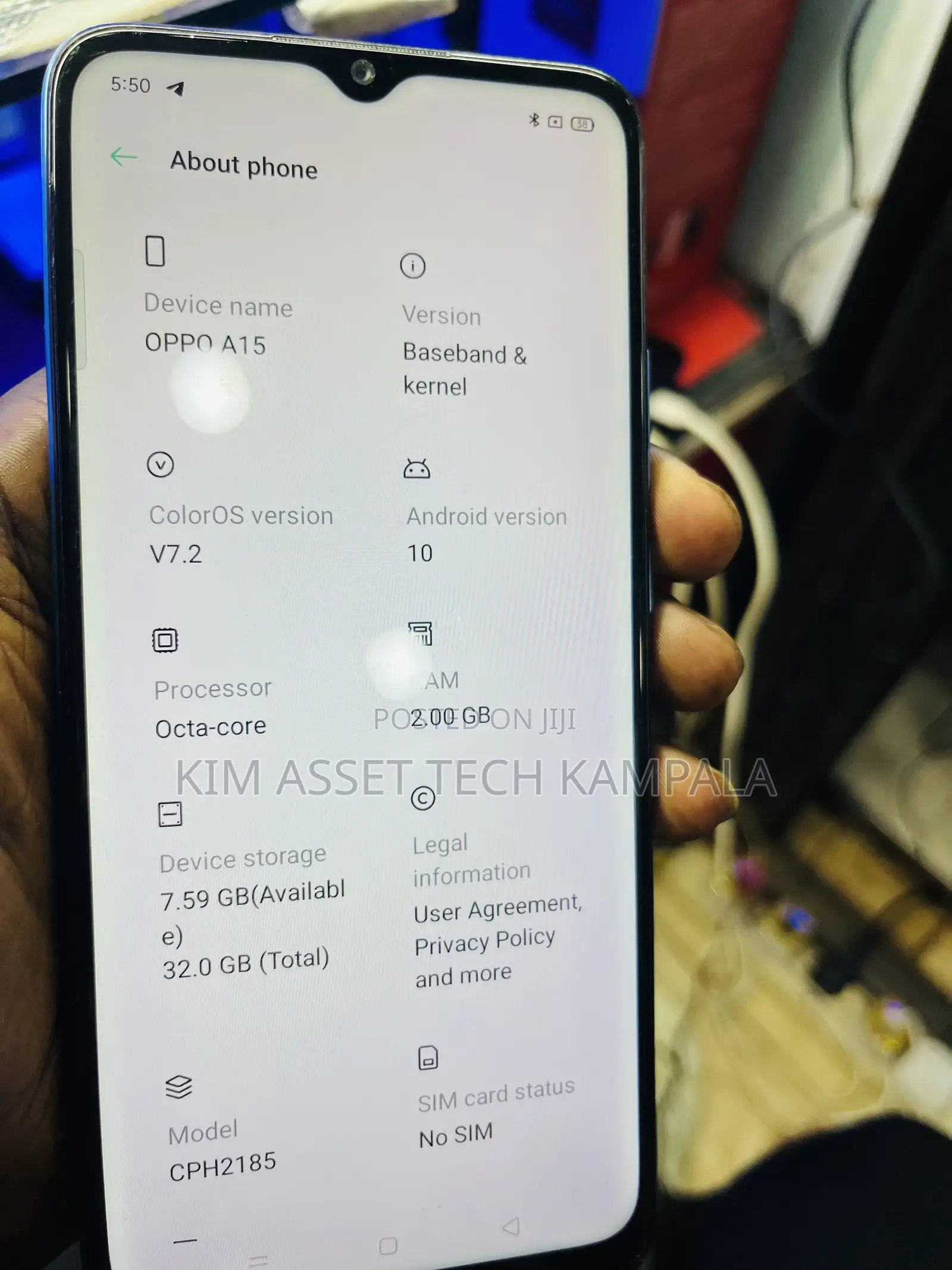 Oppo A15 32 GB Blue