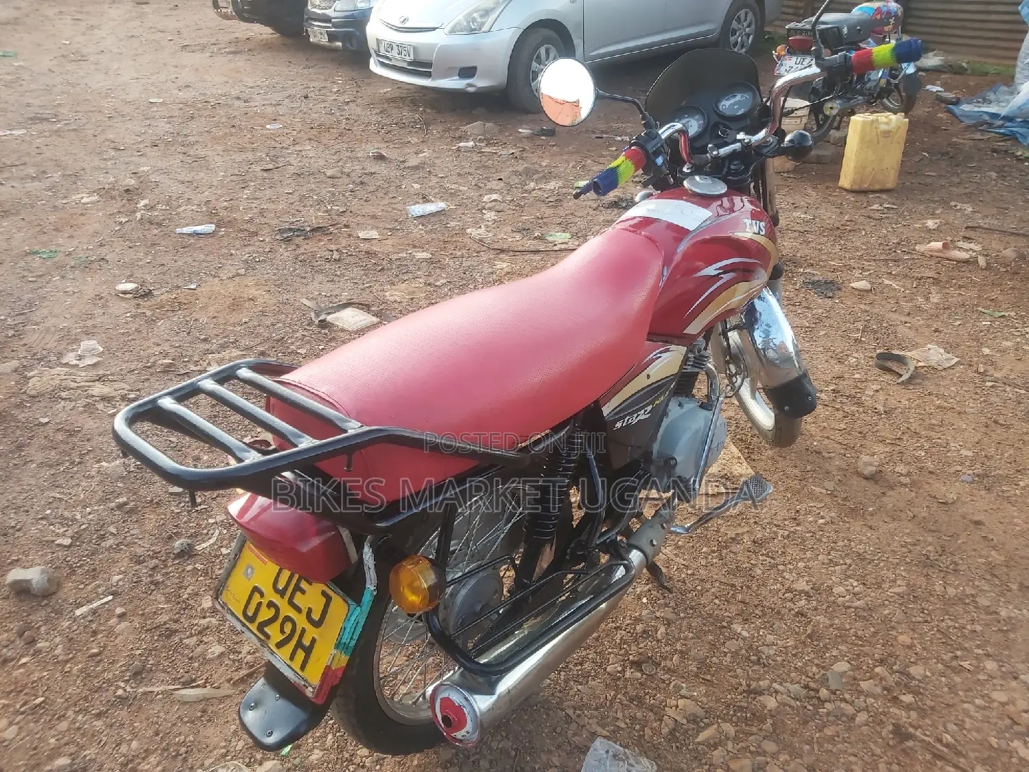 TVS XL 100 2017 Red