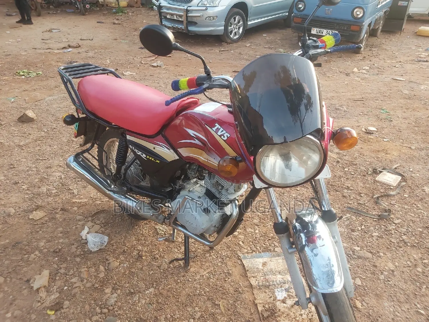 TVS XL 100 2017 Red