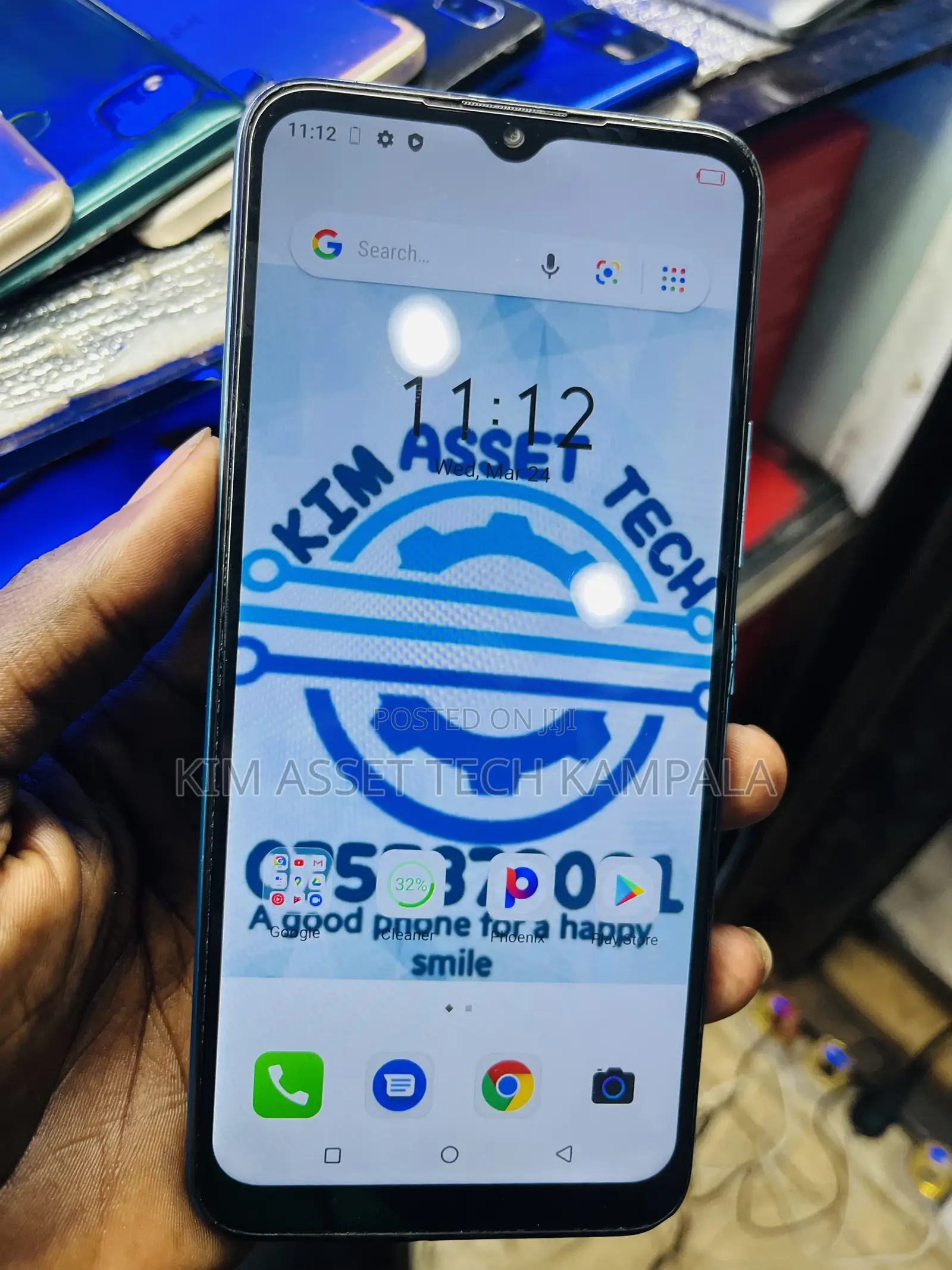 Itel P37 32 GB Blue