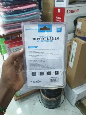 10 Ports USB 3.0 Hi-Speed Hub PLH-001