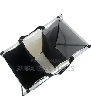 Multi-Color 3 Grid Foldable Laundry Basket