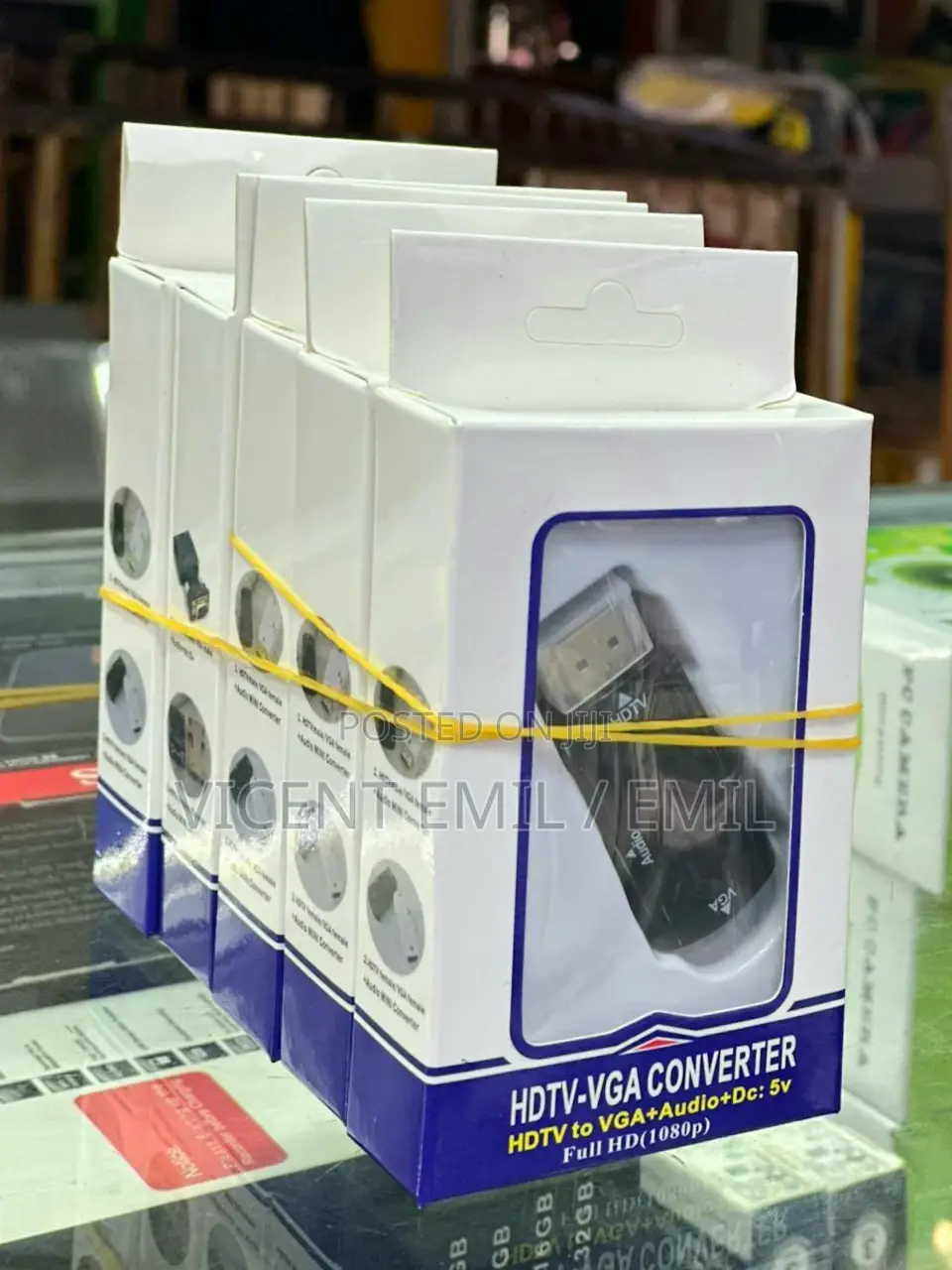 HDMI TO VGA + AUDIO + Dc CONVERTER Fullhd (1080p)