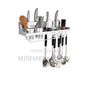 Aluminum Wall Mounted Kitchen Rack.