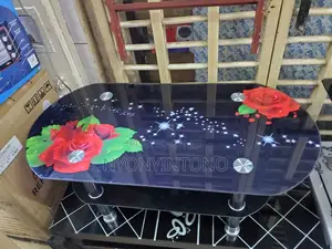 Beautiful Glass Coffee Center Table 100cm*50cm .