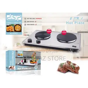 2 in 1 Hot Plate – Stainless Steel