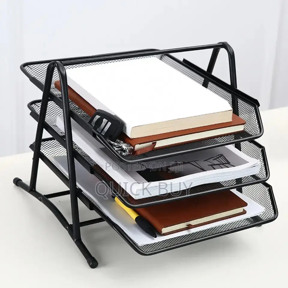 Metal Office Stationary Storage Organizer Table Study File