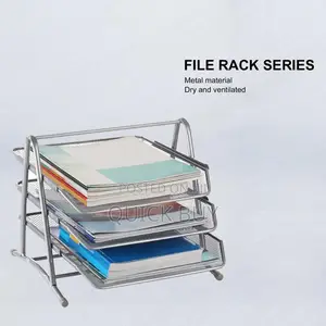 Metal Office Stationary Storage Organizer Table Study File