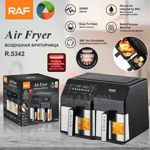 Raf Dual Air Fryer 7L+5L (12L)