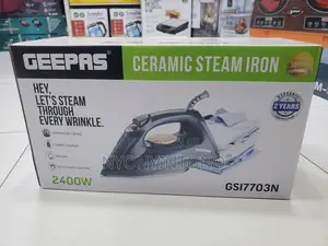 Geepas High Quality Steam Iron With 2 Years Warranty.