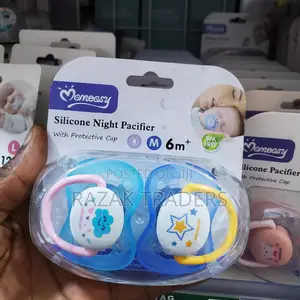Silicone Night Pacifier With Protective Cap