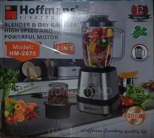 Hoffmans 2 in 1 Blender for Juice and Grinding.