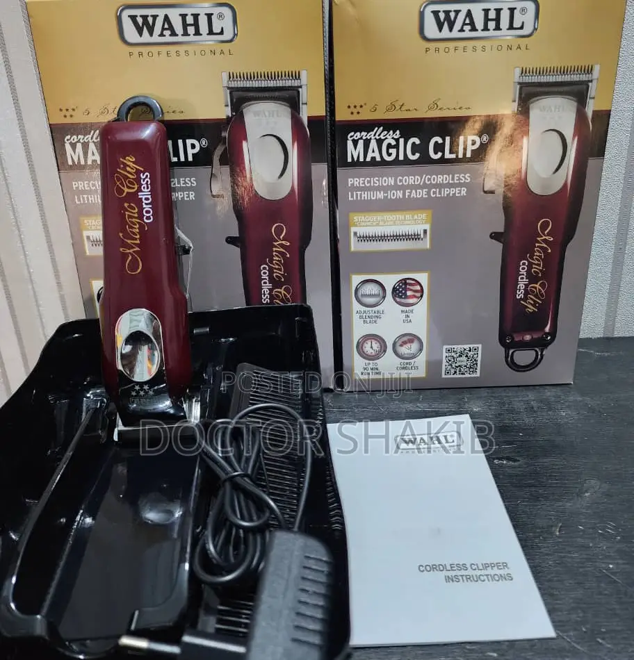 Professional Original Wahl Cordless Fade Magic Clipper