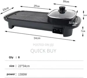 Electric Barbecue Grill Smoke Free Portable BBQ Grilling