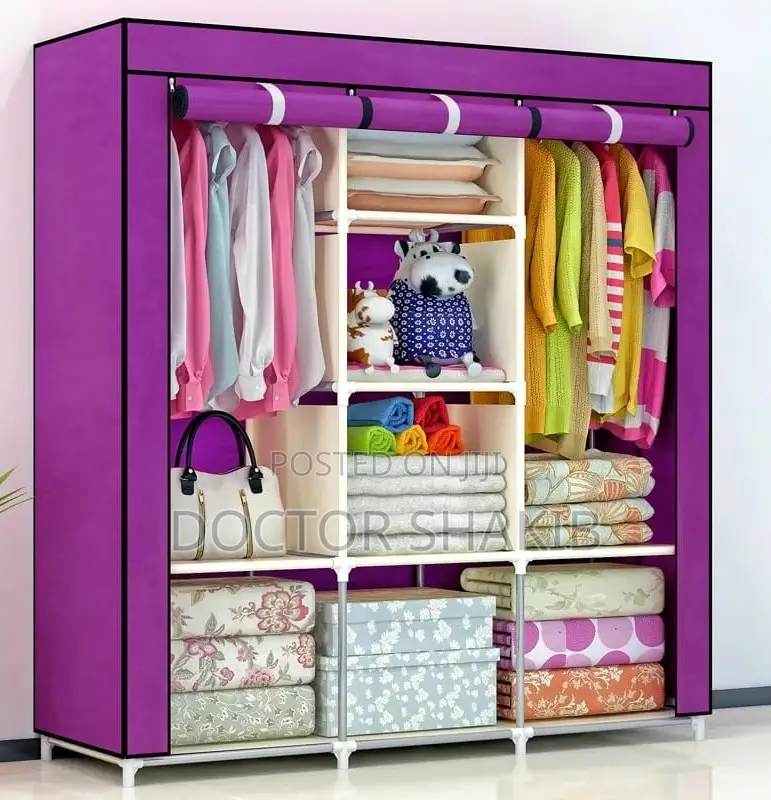 Durable Original Wooden Frame Wardrobe