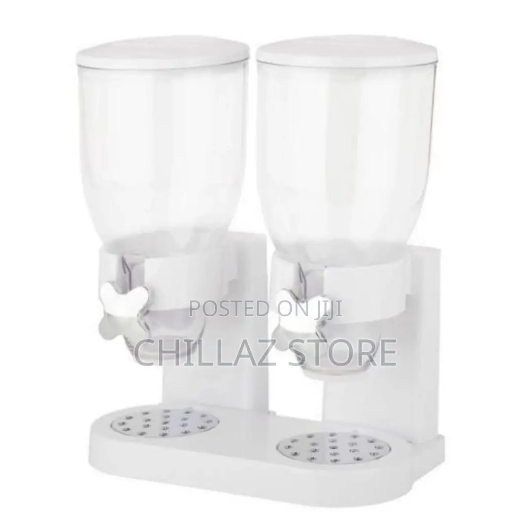Double Kitchen Food Cereal Dispenser