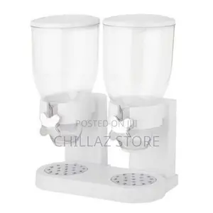 Double Kitchen Food Cereal Dispenser
