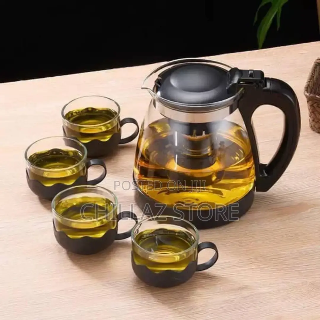 Glass 5pieces Tea or Coffee Setglass