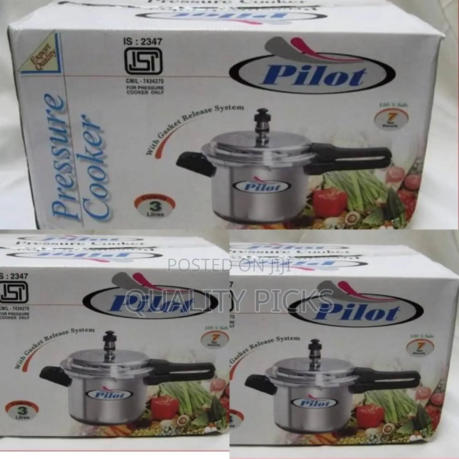 Electric Pilot Pressure Cooker