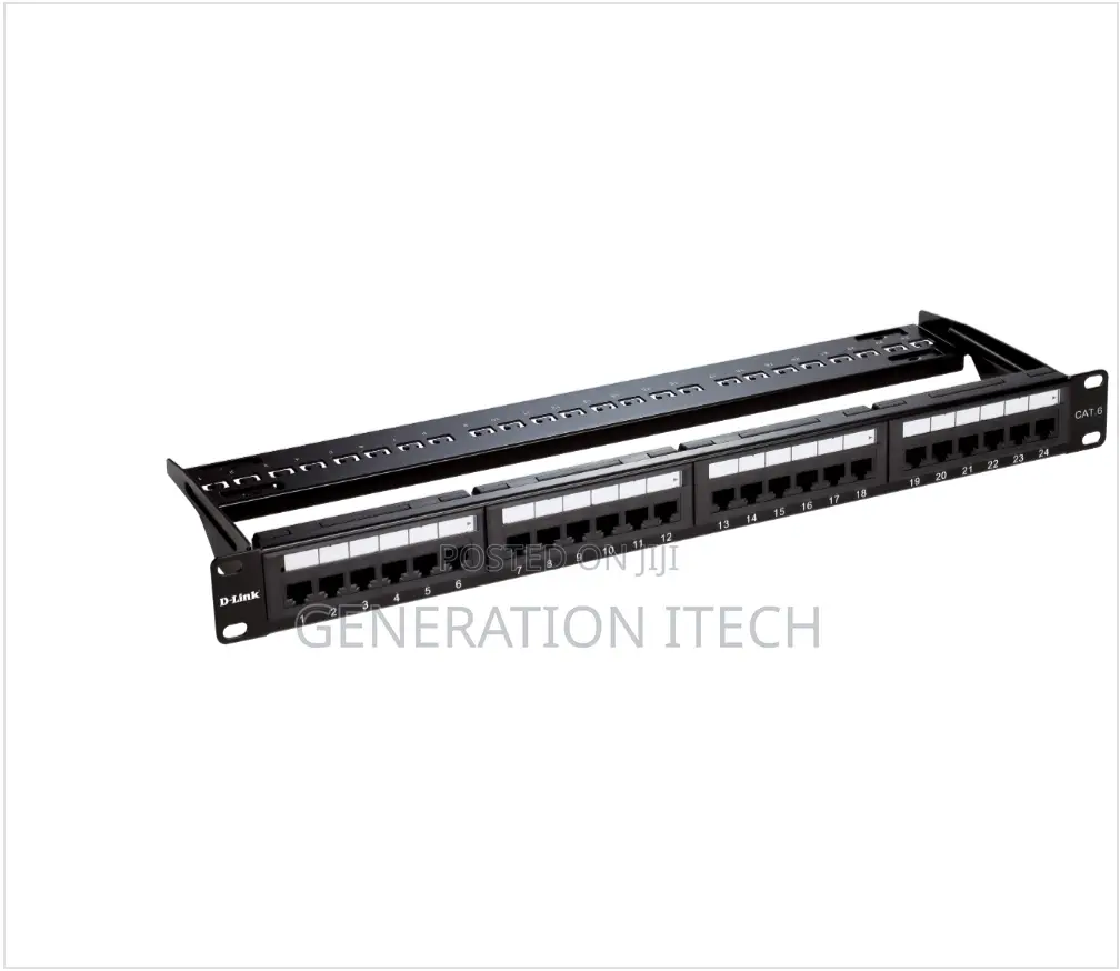 D-Link Unshielded 24-Port Full-Loaded Patch Panel