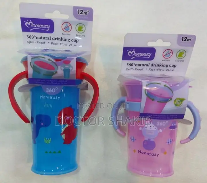 Durable Momeasy Spill-Proof Natural Drinking Cup