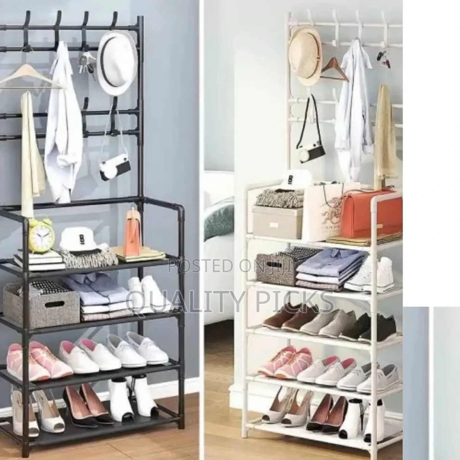 4 Layer Hat and Shoe Rack Organizer