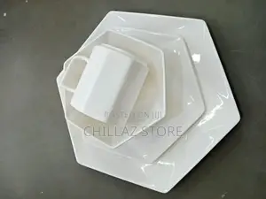 24 Piece Plates Cups Bowls Dinner Set – White.
