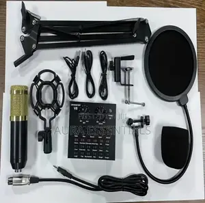 Multifunctional Live Sound Card BM800 Condenser Microphone