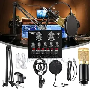 Multifunctional Live Sound Card BM800 Condenser Microphone