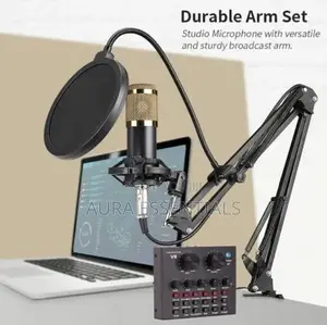 Multifunctional Live Sound Card BM800 Condenser Microphone