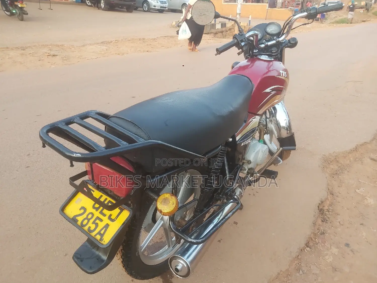 TVS XL 100 2017 Red