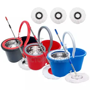 Commercial 3600 Head Spin Dry Floor Mop Bucket