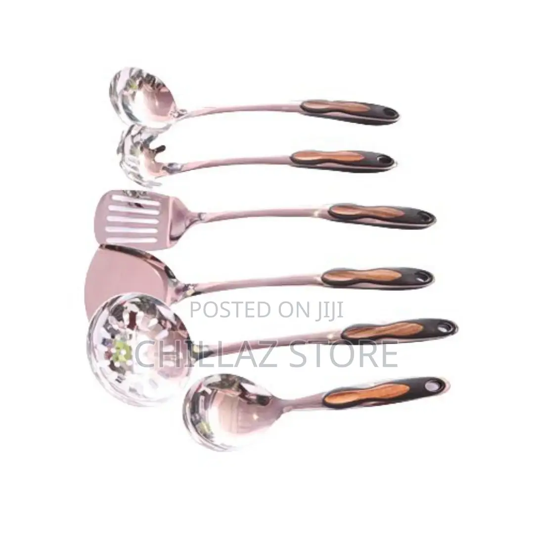Pieces of Kitchen Serving Spoons- Silver